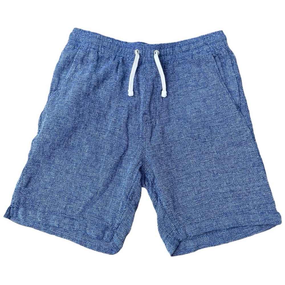 Blue Linen Shorts (S)